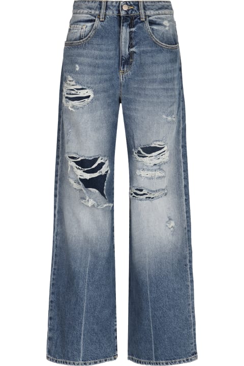 Homeware Icon Denim Poppy Wide-leg Jeans