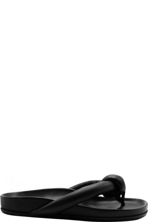 Fashion for Women Rick Owens Fogachine Knotted Slip On Strap Sandal