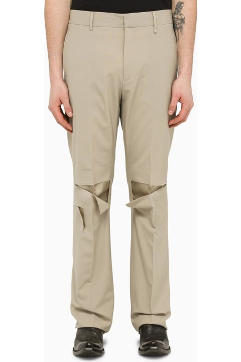 Fashion for Women Givenchy Stone Tailored Trousers With Wear