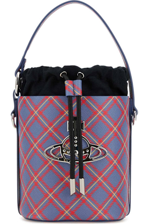 Homeware Vivienne Westwood Printed Synthetic Leather Small Daisy Bucket Bag