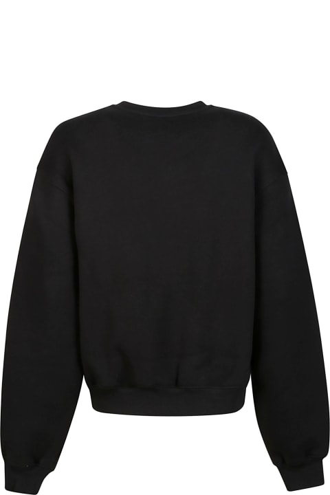 T by Alexander Wang Fleeces & Tracksuits for Women T by Alexander Wang Puff Paint Logo Essentail Terry Sweatshirt