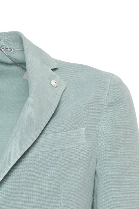 L.B.M. 1911 Coats & Jackets for Men L.B.M. 1911 Single-breasted Aqua Green Blazer