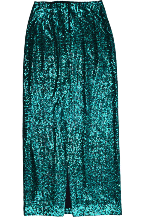Silk Skirt With Sequins