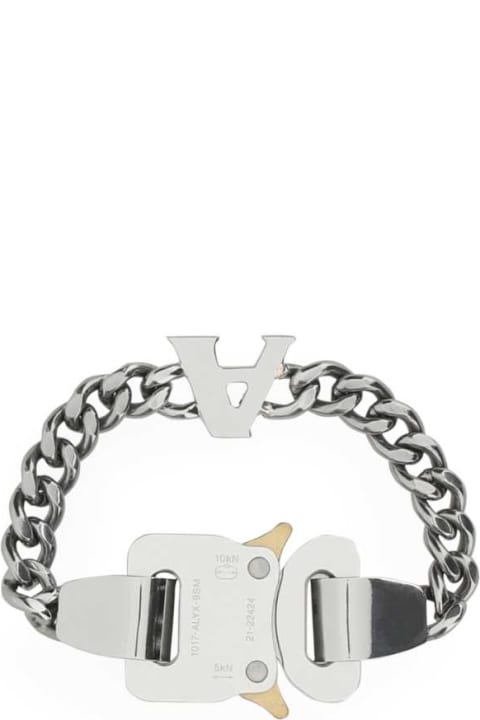 メンズ新着アイテム 1017 ALYX 9SM Silver Metal Bracelet