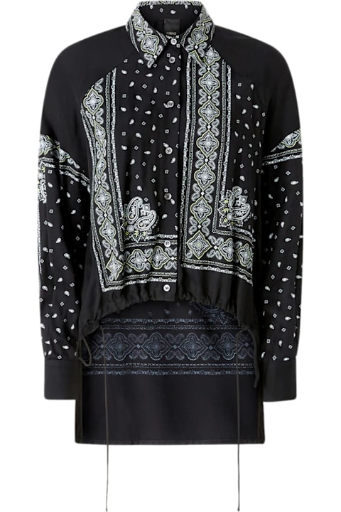 Pinko for Women Pinko Shirt With Bandana Pattern In Viscose Pinko