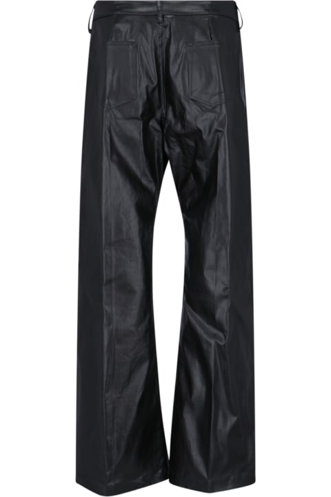 Pants for Men Rick Owens Geth Button Detailed Wide Leg Jeans