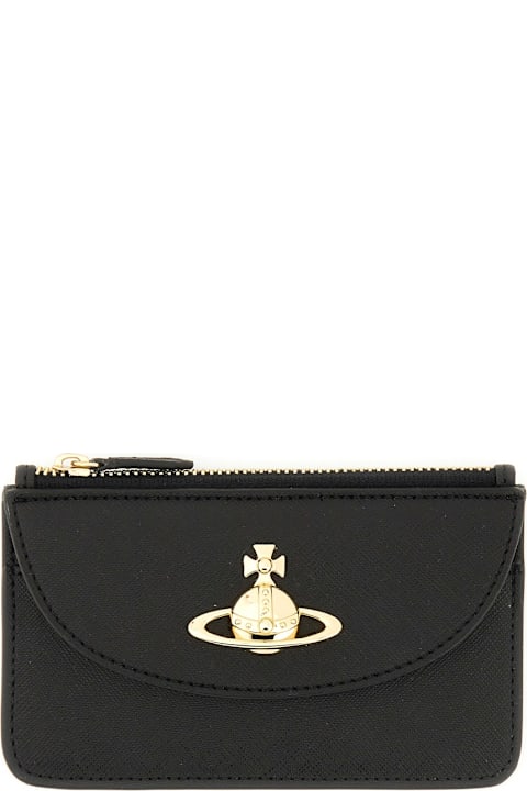 Vivienne Westwood for Women Vivienne Westwood "slim Longhalf Moon" Wallet
