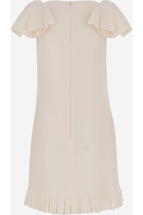 Homeware Valentino White Wool Mini Dress