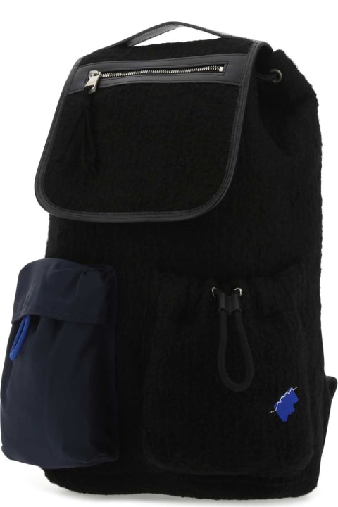 Bags for Men Ader Error Black Boucle Backpack