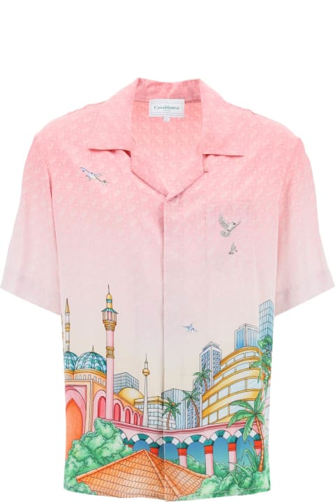 Casablanca Shirts for Men Casablanca Shirt In Rose-pink Silk