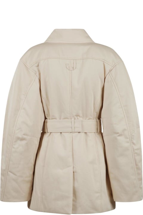 Jacquemus معاطف وجواكت لـ السيدات Jacquemus Collared Belted Jacket