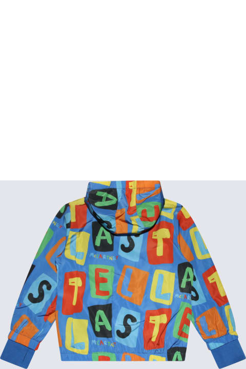 Stella McCartney Topwear for Girls Stella McCartney Blue Multicolour Casual Jacket