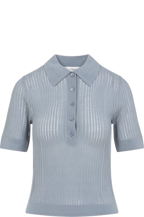 Chloé ملابس علوية لـ السيدات Chloé Knit Polo
