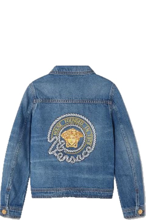 Sale for Boys Versace Denim Jacket