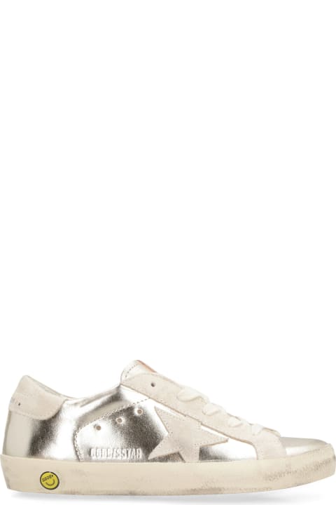Golden Goose Shoes for Boys Golden Goose Super Star Leather Sneakers