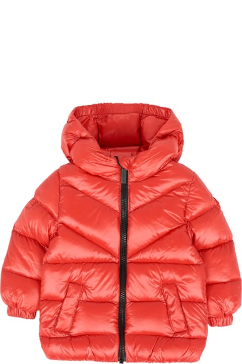 أدوات منزلية Colmar Red Down Jacket For Babykids With Logo