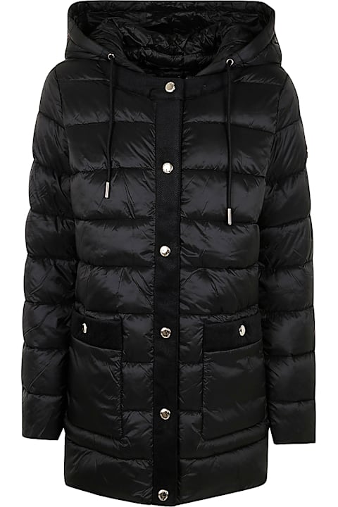 MICHAEL Michael Kors Coats & Jackets for Women MICHAEL Michael Kors Hooded Longline Packable W Corduroy Trim