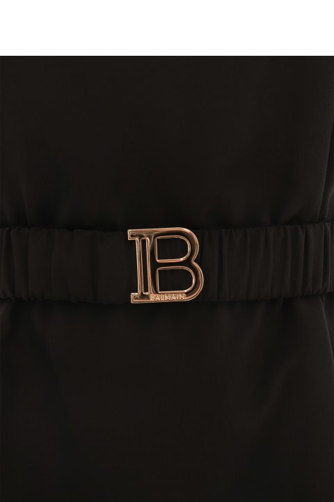 Balmain Dresses for Girls Balmain Black Sleevless Dress