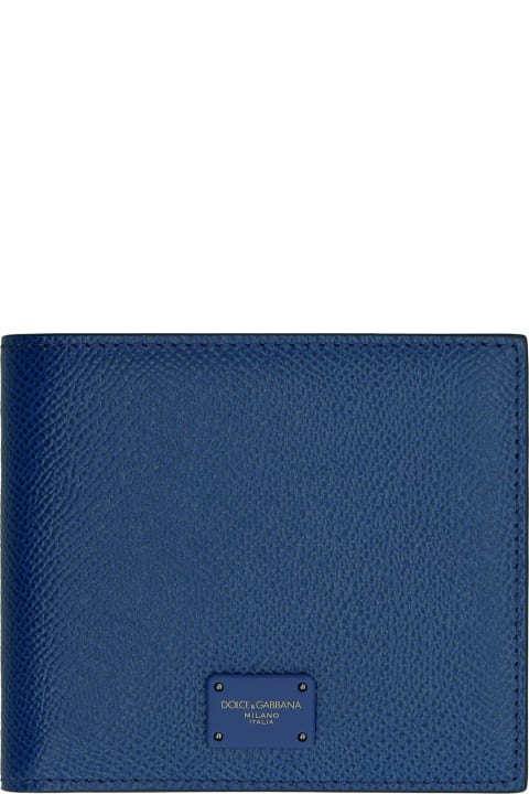 ウィメンズ Dolce & Gabbanaの財布 Dolce & Gabbana Leather Flap-over Wallet