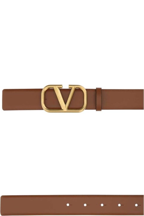 Fashion for Men Valentino Garavani Vlogo Plaque Buckle Belt