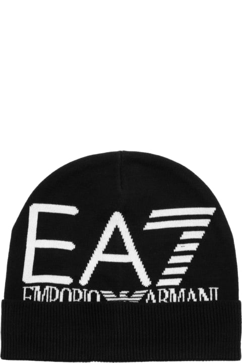 EA7 Hats for Men EA7 Beanie