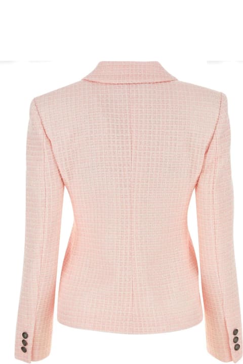Alessandra Rich Women Alessandra Rich Light Pink Tweed Blazer