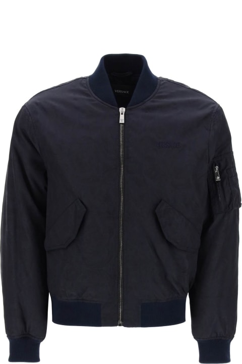 Coats & Jackets for Men Versace Barocco Bomber Jacket