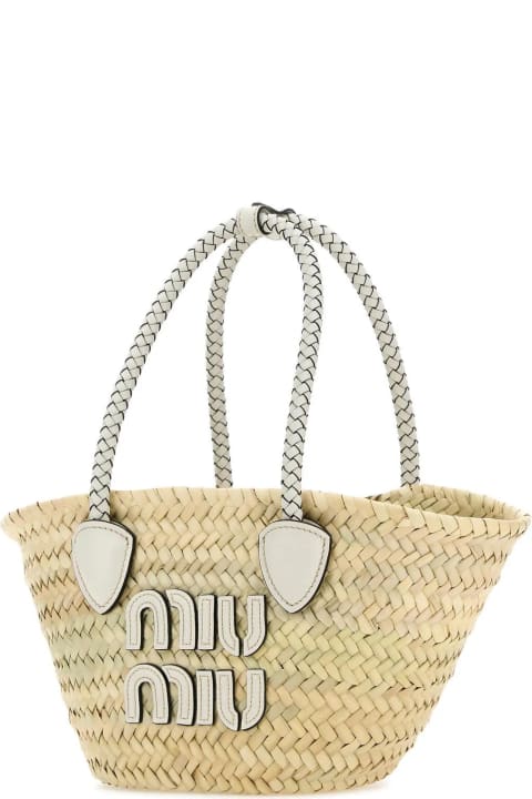 Miu Miu Totes for Women Miu Miu Palm Shopping Bag