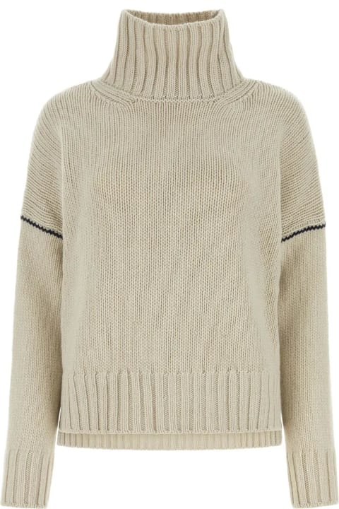 Woolrich Fleeces & Tracksuits for Women Woolrich Sand Wool Sweater