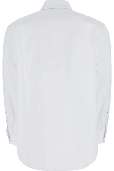 メンズ Raf Simonsのシャツ Raf Simons White Denim Shirt