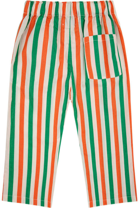 Bobo Choses Kids Bobo Choses Multicolor Trousers For Kids With All-over Multicolor Stripes