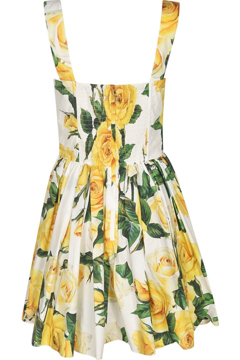 ウィメンズ ウェア Dolce & Gabbana Floral Sleeveless Short Dress
