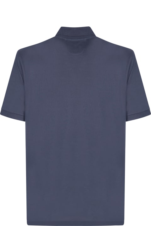 Ferrari Topwear for Men Ferrari Cotton Piquã© Blue Polo Shirt