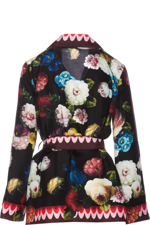 Clothing for Women Dolce & Gabbana Fiore Notturno Print Shirt