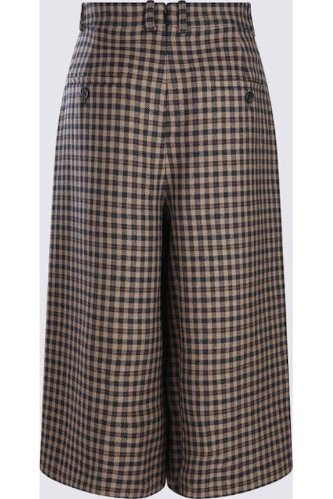 Homeware Saint Laurent Noir Multicolor Wool Midi Skirt