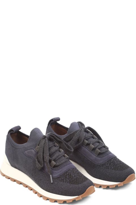 Sneakers for Women Brunello Cucinelli Knit Lace-up Sneakers