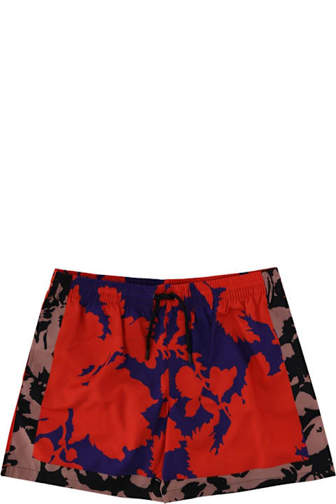 Homeware Dries Van Noten Floral Print Swimsuit