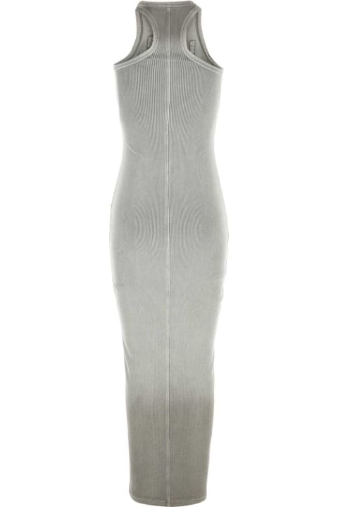 Homeware T by Alexander Wang Grey Stretch Cotton Dress