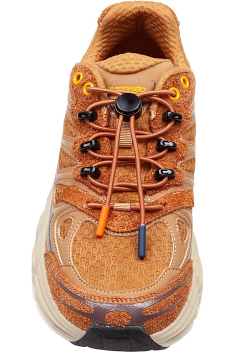 Barracuda لـ Kids Barracuda Round-one Fabric And Suede Sneakers, Biscuit Color