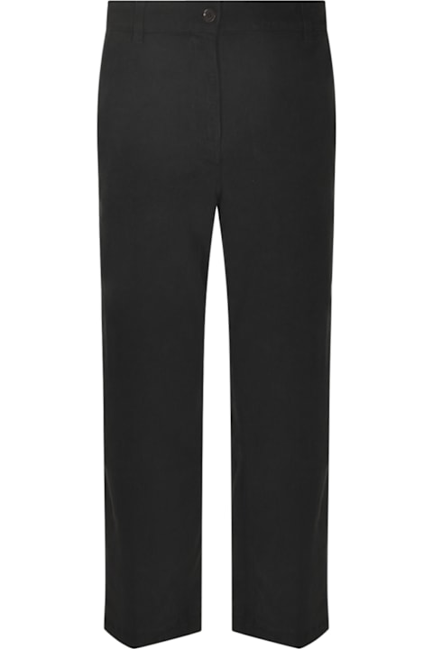 Aspesi for Women Aspesi Wide Straight Leg Plain Trousers