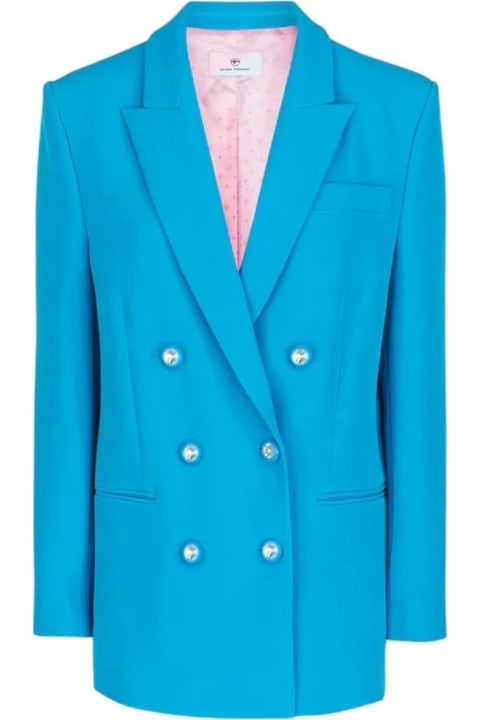 Chiara Ferragni Coats & Jackets for Women Chiara Ferragni Chiara Ferragni Jackets Blue