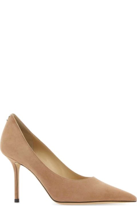 Shoes for Women Jimmy Choo Skin Pink Suede Love 85 Pumps