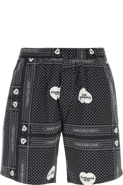 Carhartt Pants for Men Carhartt Printed Cotton Heart Bandana Short