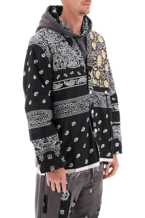 Children of the Discordance Coats & Jackets for Men Children of the Discordance Concho Patchwork Overshirt