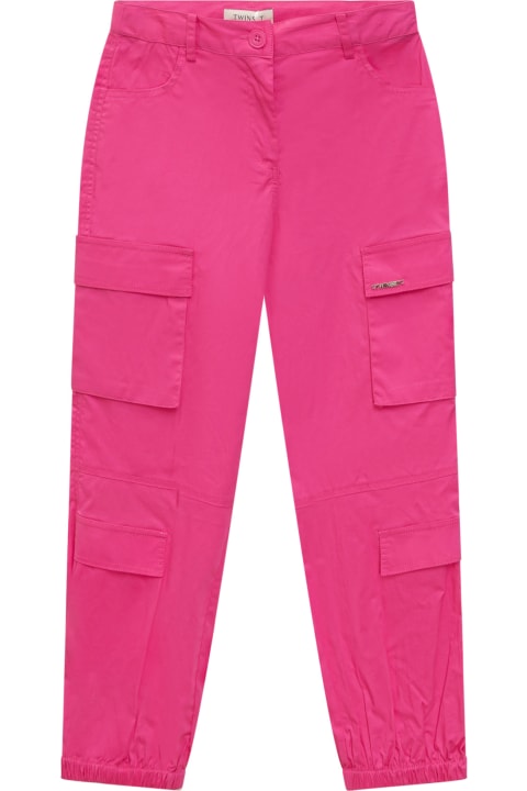 Bottoms for Girls TwinSet Logo Pants