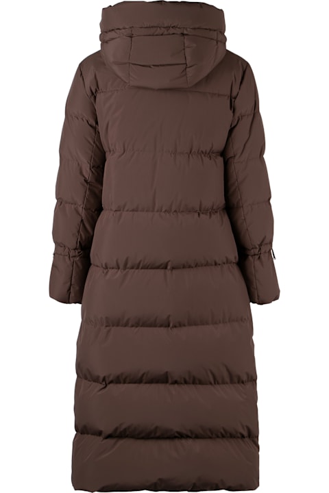 Homeware Moorer Breuil Long Hooded Down Jacket