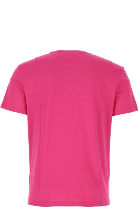 メンズ新着アイテム Valentino Garavani Pp Pink Cotton T-shirt