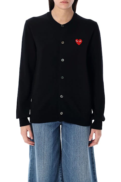 Homeware Comme des Garçons Play Comme Des Garçons Play Wool Cardigan With Red Heart