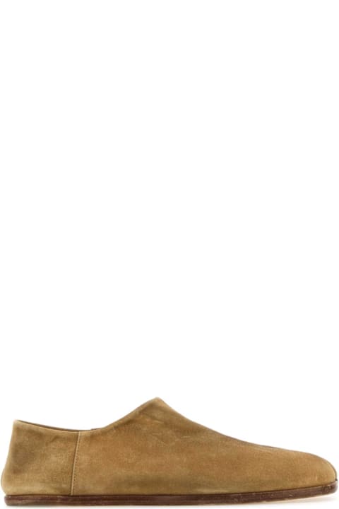 Maison Margiela Boots for Men Maison Margiela Camel Suede Tabi Loafers
