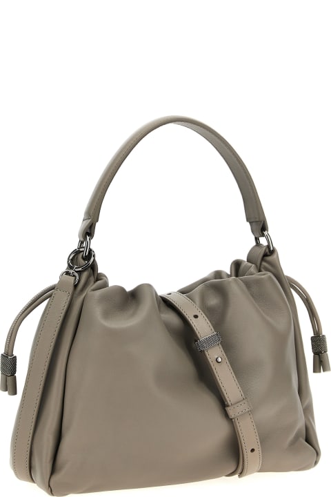 Bags for Women Brunello Cucinelli 'monile' Leather Handbag